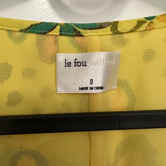 Aritzia Wilfred Le Fou 100% Silk Mini Dress, Size 2 - Picture 4 of 7